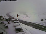 Sustenpass am Donnerstagmorgen. (Bild: Webcam)