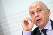 Bundespräsident Ueli Maurer sieht die Ausdehnung der Personenfreizügigkeit auf Kroatien weniger problematisch als seine eigene Partei. (Bild: Keystone)
