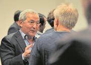 Samih Sawiris mischte sich für Gespräche unters Volk. (Bild: Urs Hanhart (Andermatt, 24. November 2017))