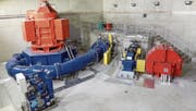 Blick ins Kraftwerk Realp II des Elektrizitätswerks Ursern. (Bild: PD (Realp, Dezember 2017))