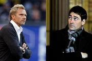 Kronfavorit Thorsten Fink (links) und René Weiler, die Alternative. (Bild: AP / Keystone)