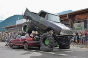 Hollywood Stunt & Action Show der Familie Bauer in Schattdorf (Bild: Carmen Epp (Schattdorf, 16. Juli 2017))
