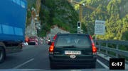 Trotz Grün: In der Passage zwischen den beiden Baustellen kommt man nicht vom Fleck.