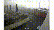Am Mittwochvormittag schneite es auf der Rigi ganz leicht. (Bild: Webcam Rigi)