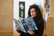 Die Autorin Silvia Götschi während des Literaturfests in der Stadtluzerner Kornschütte im März 2017. (Bild: Eveline Beerkircher)