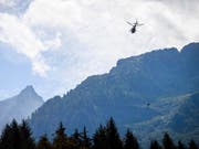 Die Suche nach Vermissten im Bondasca-Tal geht am Freitag weiter (Archivbild). (Bild: KEYSTONE/GIAN EHRENZELLER)