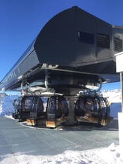 Die Gondelbahn «Gütsch-Express» führt ab Bahnhof Andermatt via Mittelstation Nätschen zur Bergstation Gütsch. (Bild: PD)