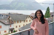 Keerti Agrawal ist gebürtige Inderin und lebt seit einem Jahr in Beckenried. Bild: Martin Uebelhart