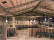 Blick in das neue Gipfelrestaurant. (Bild: PD)