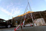 Beim Altdorfer Höflipark entstehen zwei neue Wohnhäuser samt Tiefgarage. (Bild Florian Arnold)