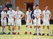 Die Zuger sind im ersten Moment enttäuscht, letztlich spielten sie aber eine starke Saison. (Bild: Michael Peter (Zug, 4. März 2018))