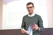 Nico Fankhauser schrieb im Rahmen seiner Maturaarbeit ein Strategiepapier für die Skilifte Mörlialp AG. (Bild Edi Ettlin)