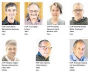 Das sind die sieben Kantonsratskandidaten.