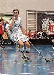 Will auch am Wochenende wieder jubeln: Abwehrspieler Basil von Wyl. (Bild: Simon Abächerli)