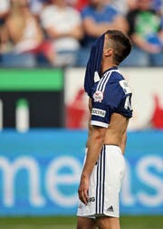 Neuer Vertrag oder nicht? Auch er muss kämpfen: der 24-jährige Defensivmann Alain Wiss. (Bild: Philipp Schmidli)