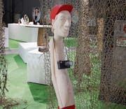 An dieser Skulptur von Peter Bissig werden bis zu eine halbe Million Zuschauer vorbeigehen. (Bild: Philipp Kuntze, www.world-crafts.org)