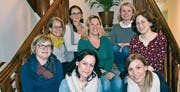Der Vorstand; hinten, von links: Martina Jauch, Kathrin Regli, Svenja Kluser, Priska Raab, Andrea Flück; die Spielgruppenleiterinnen; vorne, von links: Tanja Bucher, Claudia Fedier und Nicole Colombo. (Bild: PD (Altdorf, 14. November 2017))