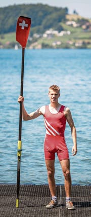 Bereit für neue Höhenflüge: der 17-jährige Jan Schäuble (Hergiswil). (Bild: Roger Grütter (Stansstad, 26. Mai 2017))
