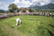 Impresssionen von der EM im Handmähen in Ingenbohl. (Bild: Keystone)