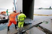 Von hier kann man künftig per Treppe in die Tiefe steigen. (Bild: Stefan Kaiser / Neue ZZ)