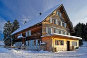 Auch im Winter bei Spaziergängern und Sportlern beliebt: das Restaurant Hintergeissboden. (Bild Christan H. Hildebrand)