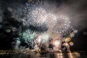 Wie jedes Jahr endete das Luzerner Fest mit einem imposanten Feuerwerk über der Seebucht. (Bild: Luzerner Fest / PD)