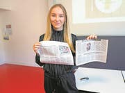 Anstoss zur sehr guten Maturaarbeit von Miriam Mende gaben Artikel in unserer Zeitung. (Bild: Romano Cuonz (Sarnen, 13. Dezember 2018))