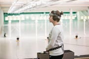 Daniela Röthlisberger während ihrer Konzentrationsphase. (Bild: Manuela Jans-Koch (Luzern, 24. März 2018))