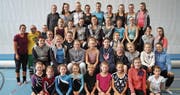 Turnerinnen und Trainer der Getu Bürglen verbrachten erlebnisreiche Tage im Trainingslager. (Bild: Barbara Gisler-Poletti (Schiers, Oktober 2017))