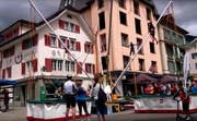 Höhenflug in Brunnen. (Bild: Bote der Urschweiz)
