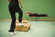 Kein reines Plauschprogramm: die Frauenriege Ruswil beim wöchentlichen Training. (Bild: Dominik Wunderli)