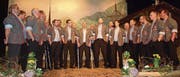 Die Jodlergruppe Schlierätal an ihrem 20. Jodlerkonzert. (Bild: Kurt Liembd (Kägiswil, 17. Februar 2018))