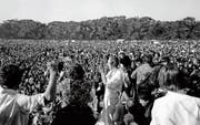 Brennpunkt einer Bewegung: Zusammenkunft im Januar 1967 im Golden Gate Park in San Francisco. (Bild: Keystone (Golden Gate Park 1967))