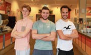 Nirando Bacchetta, Julian Schumacher und Kai Schöpfer (von links) haben sich selbstständig gemacht. (Bild: Andreas Kronenberger)
