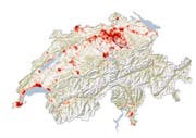 Orte, an denen die Pendler am Morgen vom Stau betroffen sind. (Bild: Quelle: Bundesamt für Strassen, Grafik: Credit Suisse)