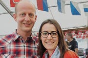 Gemeinderat Stefan Müller und seine Frau Tamara. (Bilder Rosmarie Berlinger)