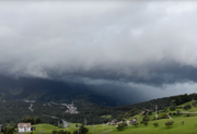 Verheissen nichts Gutes: Dunkle Wolken ziehen auf. (Bild: Florian Schäfer)