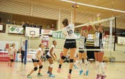 Volley Toggenburg befindet sich in glänzender Frühform und führt die Tabelle nach dem zweiten Sieg in der Nationalliga B an. (Bild: Reinhard Kolb)