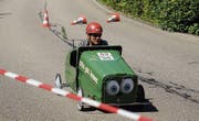 Schnell und wendig: der Grüngutcontainer. (Bild: Benjamin Schlegel/PD)