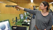 Die erfolgreiche Wiler Sportschützin Petra Hälg. (Bild: Peter Jenni)