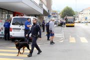 Einsatzkräfte vor Ort in Goldach. (Bild: Rudolf Hirtl)