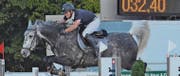 OK-Mitglied Peter Bleiker ritt auf Cockney knapp am Podestplatz in der Hauptprüfung vorbei. (Bild: Uschi Dietsche)