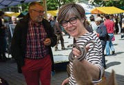 Auch lebende Tiere gab es am Ökomarkt zu bestaunen. (Bild: Ralph Ribi (Ralph Ribi))