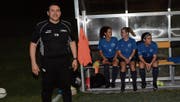 Dino De Luca hat gut lachen. Er und sein Team sind auf gutem Weg in den Ostschweizer Cupfinal. (Bild: Beat Lanzendorfer)