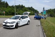 Der Sachschaden an den Autos beträgt rund 24'000 Franken. (Bild: KAPO)