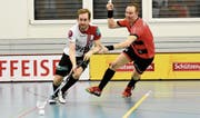Überforderte Herisauer: Der Limmattaler Etienne Benz zieht an Timon Schilling vorbei. (Bild: PF)
