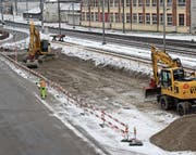 Güterrampe wurde abgebrochen (Bild: Martin Knoepfel)