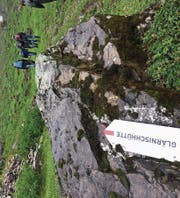 Für die Wanderung zum Vrenelis Gärtli hatten sich die Turner viel vorgenommen. (Bild: PD)