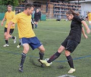 Die kickenden Frauen standen den Männern in nichts nach.