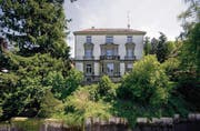 Die «Villa Malta» an ihrem neuen Standort: Im Jahr 1911 wurde sie von der St. Leonhard-Strasse an die Hochwachtstrasse verschoben. (Bild: Urs Jaudas)